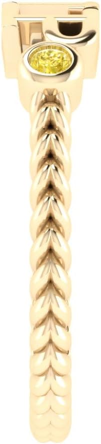 Sigma Gamma Rho Rings for Women,Sterling Silver Ring for Women with Blue & Gold Cubic Zirconia Crystals(R003-Gold)