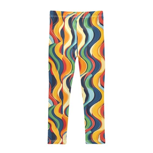 KLL Seamless Tiles Portuguese Spanish Italian Girls Active Leggings Stretch High Waisted Activewear Sports2