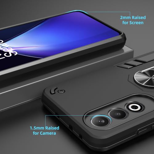 Image of NDCOM for Slim for OnePlus Nord CE 4 - Durable OnePlus Nord CE4 Cover, Precision Fit One Plus Nord CE4 Back Cover, Protective One Plus Nord CE 4 Cover Ring Holder Case