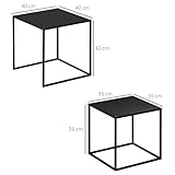 Zoom IMG-2 homcom set 2 tavolini da Zoom IMG-2 homcom set 2 tavolini da