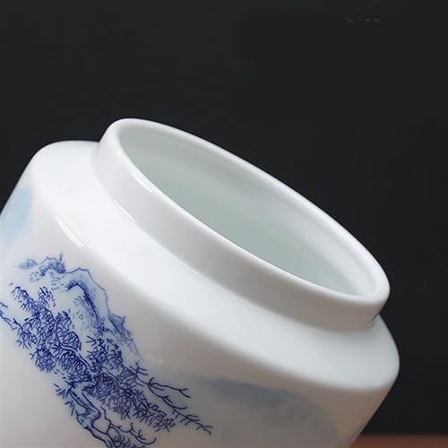 Boîte à thé hermétique grand pot céramique pour protéger les arômes de l'humidité - 4