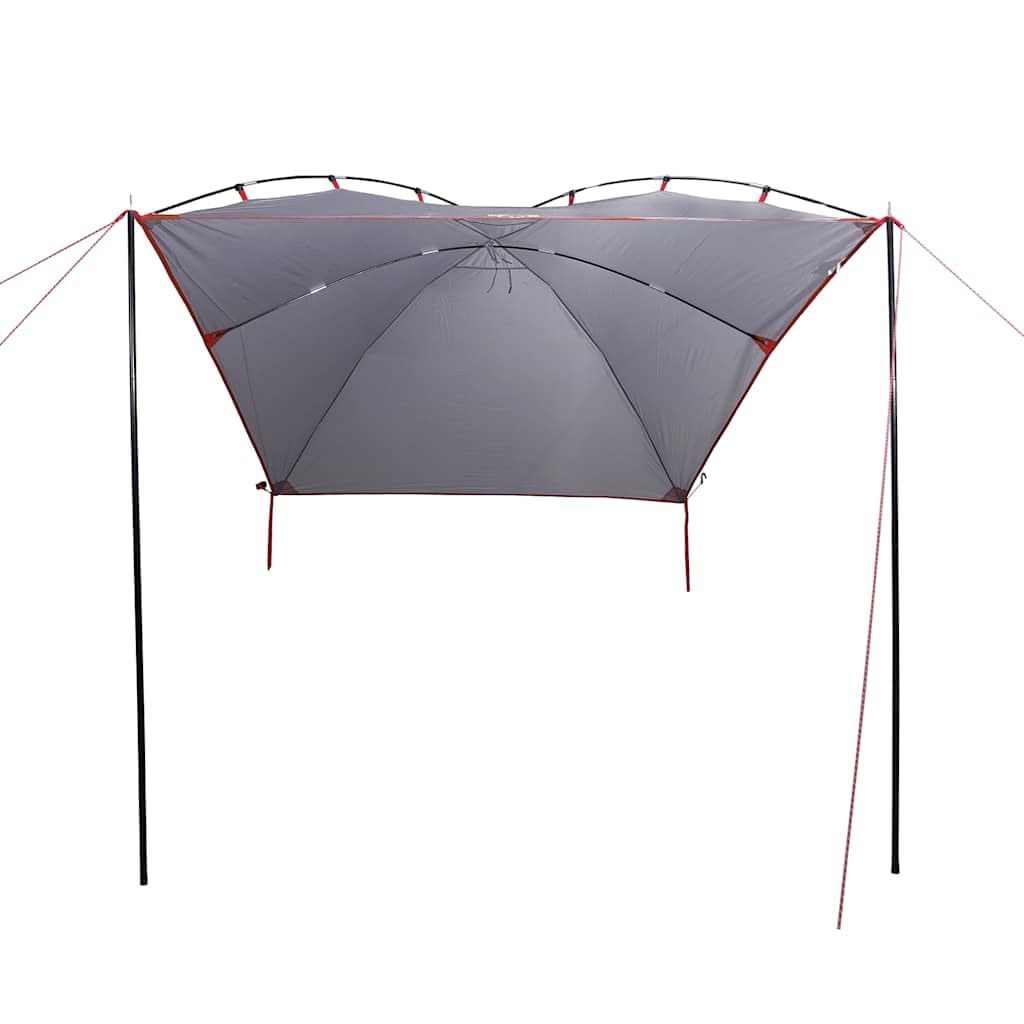 Tenda per auto da campeggio, verde, impermeabile, tenda per auto in poliestere con rivestimento in poliuretano, pali e cinghie robuste per un facile montaggio, include picchetti in metallo e tiranti