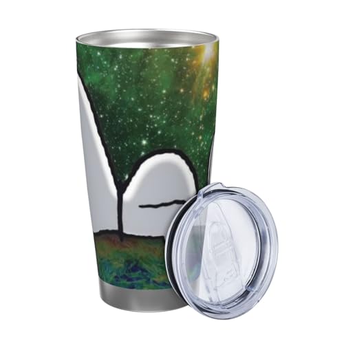 マグカップ スヌーピー (2) コーヒーカップ コンビニカップ 保冷 保温 タンブラー ステンレス製 大容量 真空断熱マグ 蓋付き 持ち運び 直接ドリップ 車用 600ml Straw Three-piece Set