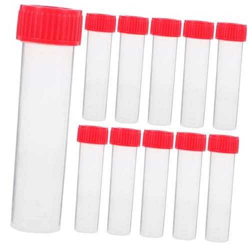 Unomor Lab Sample Storage Bottles 30ml Small Plastic Containers with Screw Lids Portable Vials