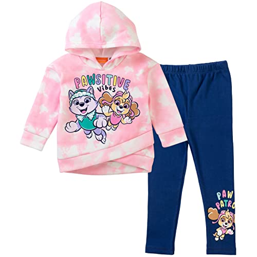 Image of Paw Patrol Girls' Fleece Hoodie and Legging Set Toddler to Big Kid