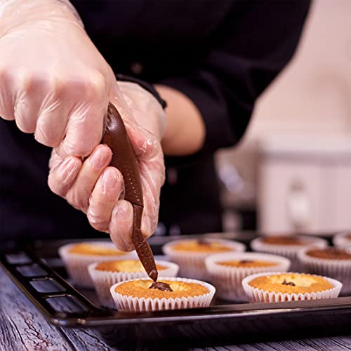 Caperci 500 Count Mini Cupcake Liners White Muffin Liners Greaseproof No Smell Small Cupcake Wrappers Baking Cups thumb #5