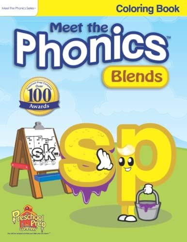 Meet the Phonics - Blends - Coloring Book