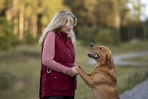 Pinewood Damen Hundesport Trainer Weste - Hundesport Weste Damen - praktische Weste mit vielen Taschen und Platz für Hundetraining Zubehör - winddicht und wasserabweisend