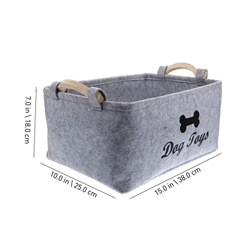 Panier de rangement pour accessoires d'animaux domestiques et couvertures - 3