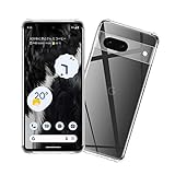 【 Seninhi 】対応 Google Pixel7 ケース 四隅强化保護 カメラ保護 Google Pixel 7 カバー フィルム グーグル ピクセル7 TPUカバー 液晶 スマート【 高い透明度 黄変しにくい 指紋防止 衝撃 吸収 擦り傷防止 超薄0.26mm 2.5Dラウンドエッジ加工 耐衝撃 撥水撥油 衝撃吸収 取付簡単 ワイヤレス充電対応 】