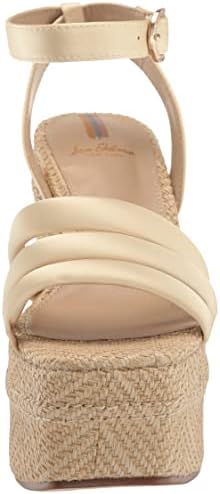 Sam Edelman Women's Tibby Wedge Sandal, Washed Lemon, 7 | Image 1