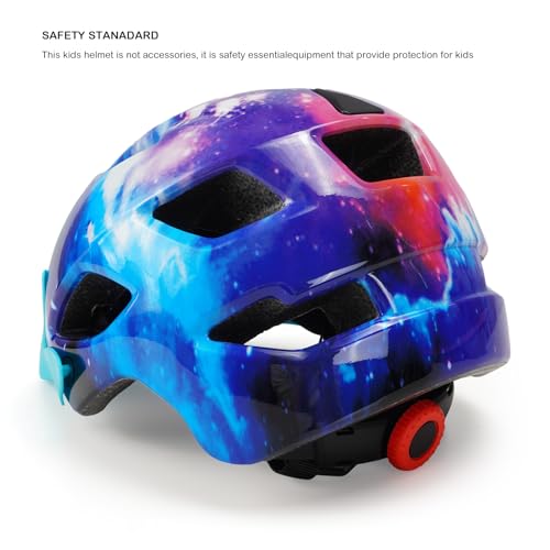 Image of Kids Helmet, Exclusky Kids Bike Helmet Adjustable Safety Lightweight Children Bicycle Helmet for Kids Skating Cycling Scooter Boys and Girls Bicycle Helmets Ages 5-8-14