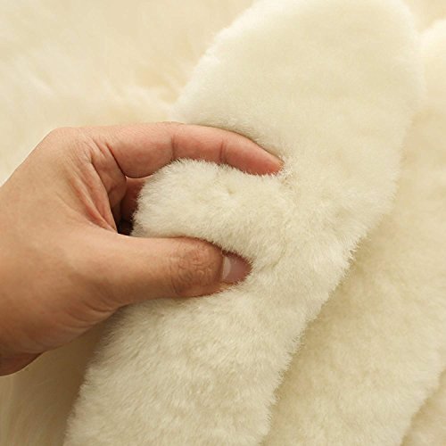 Image of Australian Sheepskin Insoles,Thick and Warm Wool Insole,Women Men Replacement Insole (5 M US Women)