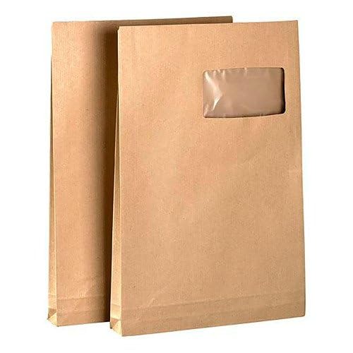 Pochettes à soufflets -229x324 mm - avec fenêtre - Boite de 50
