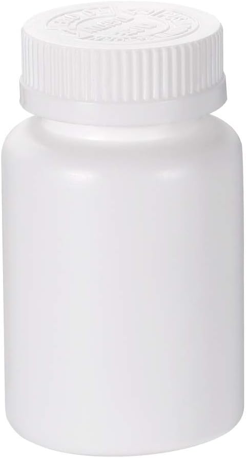 XYWHPGV Plastic Laboratory Chemical Reagent Bottle, 120g Wide Mouth Sample Sealing Solid Storage Container 20pcs(9b254 0271f c1327 37ca0 67849 4c26b