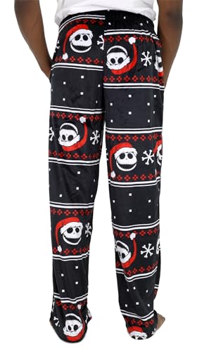 The Nightmare Before Christmas Adults Pajama Pants, Women & Mens Jack Skellington Pajamas, Fleece Holiday Pjs, Sizes S-XL3