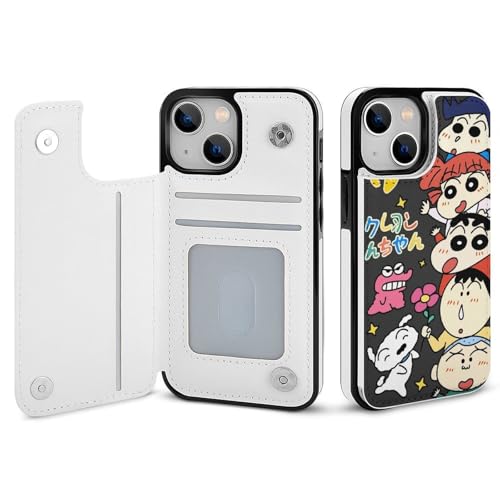 iPhone16Pro用ケース 手帳型 クレヨンしんちゃん アイフォン16Proケース 手帳型 財布型 スマホケース 軽量 カード収納 スタンド機能 おしゃれ 全機種対応 いPhone16Pro用カバー