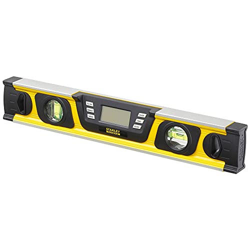 Stanley FatMax Neigungsmesser (digitale Wasserwaage in Grad|Prozent mm/m, 40 cm Länge, LCD-Anzeige) 0-42-063