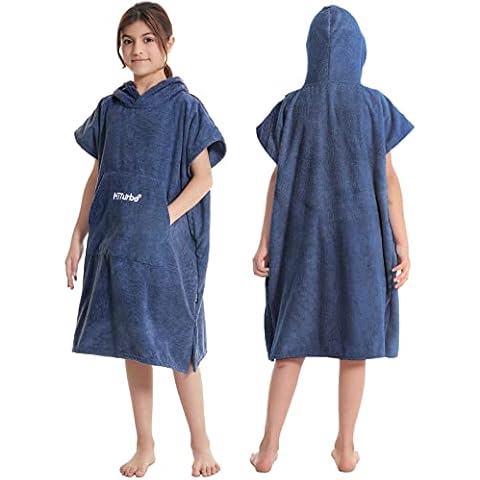 Hiturbo Kids Hooded Changing Towel Robe Cover
