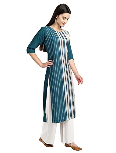Image of Women's Crepe Regular Kurta