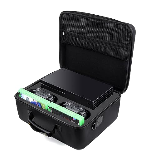 Hard Case Compatible with Xbox Series X,Protective Travel Case for Xbox Series X Console,Controllers,Games and Other Accessories