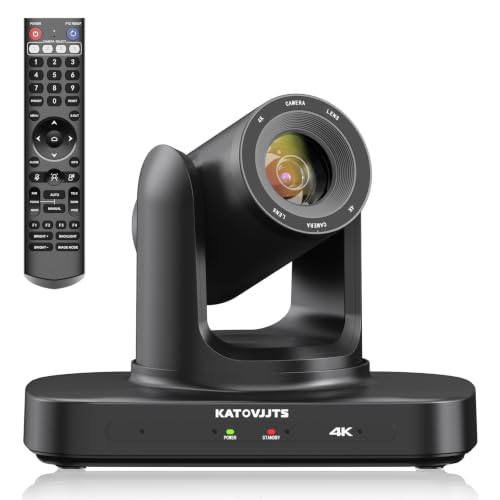 Image of PTZ Camera 4K60fps with 20X Optical Zoom,AI Auto Tracking(Gen3), USB3.0 /LAN /HDMI /3G-SDI Live Streaming Camera for Church Worship, Work with Vmix,Zoom,OBS,YouTube Livestream