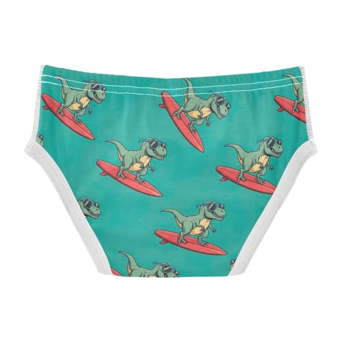 Boy Underwear Cute Funny Dinosaur Green Little Boys Briefs Printed Cotton Brief Underwear2
