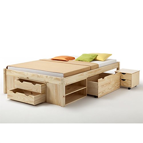 Stauraumbett 140×200 Idimex Funktionsbett Jugendbett Doppelbett
