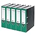 Produktbild VON 5er Pack Ordner A4, 100 % Recyclingkarton, 80 mm Rückenbreite, Von Leitz, Für 600 Blatt, Marmoriert, Blauer Engel & FSC-zertifiziert, Für Schule, Studium & Haushalt, Grün, 10531055