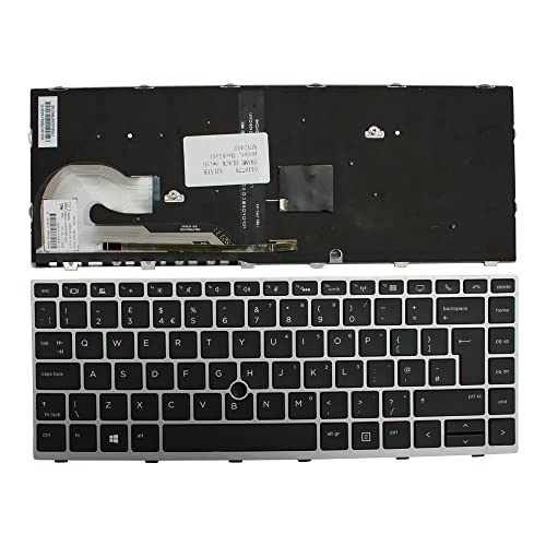 Clavier pour ordinateur portable HP HPM17B56GBJ9301 rétroéclairé noir Keyboards4Laptops