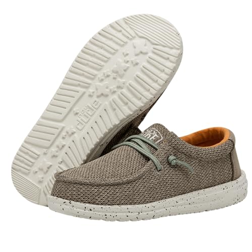 Image of HEYDUDE Boy's Wally Youth Multiple Colors | Boy's Shoes | Boy's Lace Up Loafers | Comfortable & Light-Weight