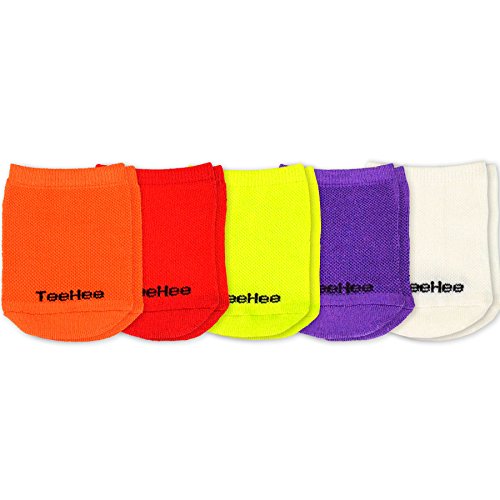 Image of Fashion Liner Toe Topper Socks for Women Invisible Hidden Half Socks Good for Sandal or Dress Shoes 5-Pairs