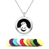 AZNECK Essential Oil Diffuser Necklace - Halloween Aromatherapy Jewelry - Nightmare Before Christmas...