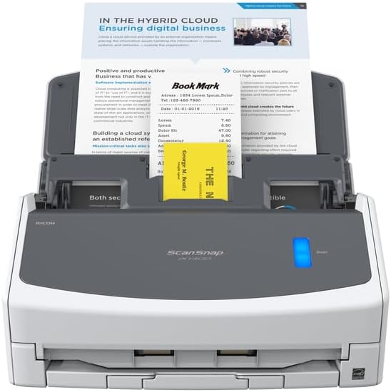 ScanSnap iX1400 White A4 Scanner. 40ppm, Duplex scanning. Automatic Document Feeder. USB 3.2