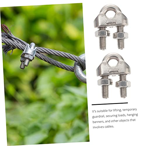 HEALLILY 12Pçs Braçadeira De Corda De Fio Clipe De Corda De Fio Clipes De Cabo Banners Suspensos Pre