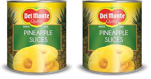 Image of Del Monte Pineapple Slices, 439g | Canned Pineapple| Ideal for deserts, salads and sncaks| Product of Philippines (Pack of 2)