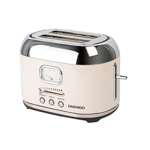 La mejor selección de Tostador Oster Rojo que puedes comprar esta semana. 47 Daewoo Tostador Retro DST-6584 con 2 ranuras, 3 funciones y control de tostado de 6 niveles en color marfil