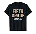 Leopard Fifth Grade Teacher Cute 5th Grade Back to School T-Shirt