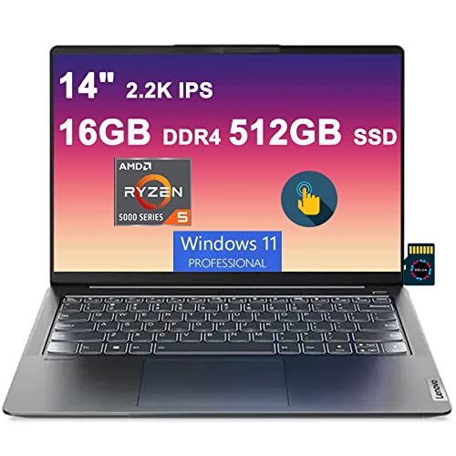 Lenovo-IdeaPad-5-Pro-14-Business-Laptop-I-14-22K-IPS-Multi-Touch-100-sRGB-300nits-I-AMD-6-Core-Ryzen-5-5600U-i7-1160G7-I-16GB-DDR4-512GB-SSD-I-Backlit-Dolby-Win11-Grey-32GB-MicroSD-Card