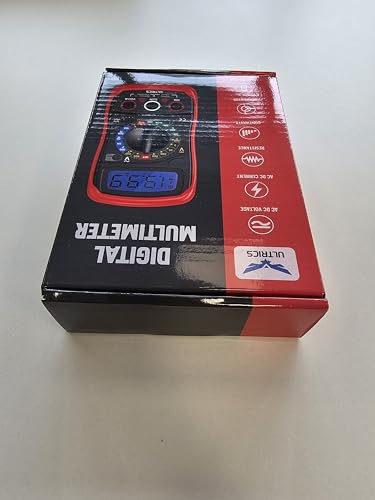 ULTRICS Digital Multimeter, Voltmeter Ammeter Ohmmeter with Test Leads Backlight LCD Display, Multi Tester Measures OHM AC DC Voltage Current Resistance Circuit Continuity Diodes Electric Tester - Image 12