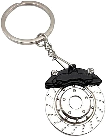 Metal Racing Brake Disc Keyring Car Motorcycle Keychain Souvenir Gift Waist Buckle Bag Pendant