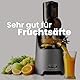 Kuvings EVO820 Signature Slow Juicer – Entsafter mit großem Einfüllschacht und 240W Motor für Obst, Gemüse, Smoothies und Sorbets (Matt Silver)