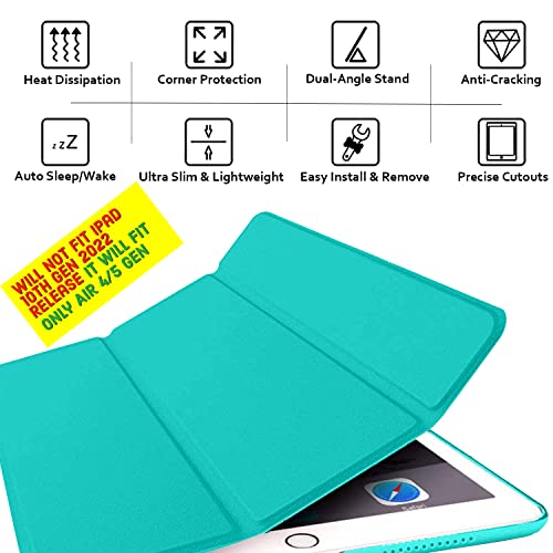 Image of DuraSafe Cases for iPad Air 4th 5th 6th 11th Gen 11 inch /10.9 inch A2588 A2589 A2591 MM9E3HN /A MM9D3HN /A MME23HN /A MM9C3HN /A MM9F3HN /A A2316 MYFQ2HN /A MM9N3HN /A MYFM2HN /A MYFR2HN /A MYFP2HN /A - Green
