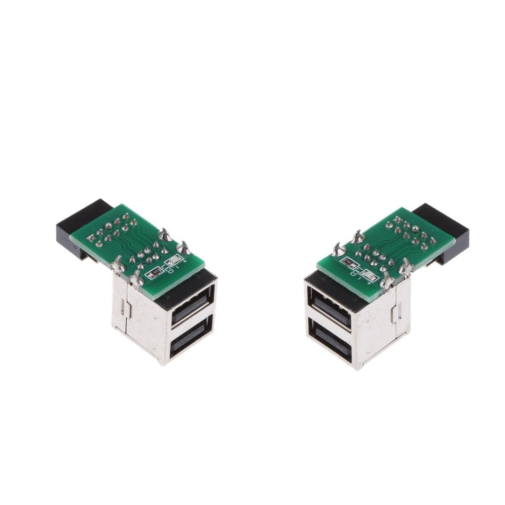 BNF®2X Mainboard 9pin to Dual USB2.0 Female Pin Header Expansion Card Panel|Computers/Tablets & Networking|Computer Cables & Connectors|USB Cables, Hubs & Adapters-image-7