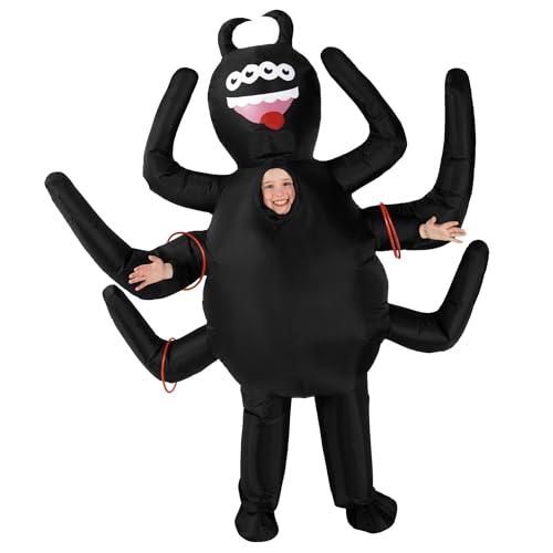 Morph Giant Spider Inflatable Costume Adult One Size