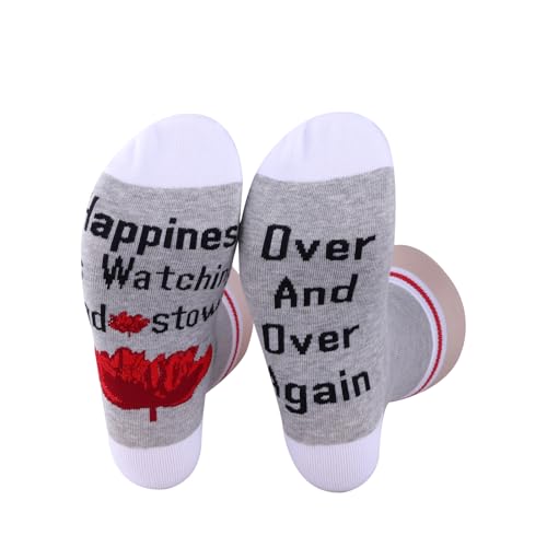 PXTIDY 2 Pairs H Musical Socks Musical Gifts Happiness Is Watching H Theatre Novelty Socks Theater Gifts