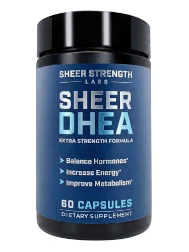 DHEA Supplement for Men DHEA 100mg - Pure DHEA Supplement for Men for Strength and Hormone Balance - DHEA for Women and Men - High Purity Enhanced Absorption 60 SV USA