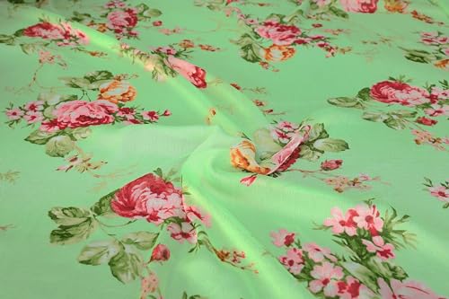 Image of MIRCHI FASHION Saree for Woman Chiffon Floral Printed | Breathable Lightweight Summer Sari for Office and Home Use with Blouse Piece (Available in 20 Colors)