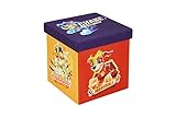 FHE PAW Patrol Mighty Pups Kids’ Storage Ottoman Cube, 15 x 15 x 15 In, Sturdy Fabric Canvas,...