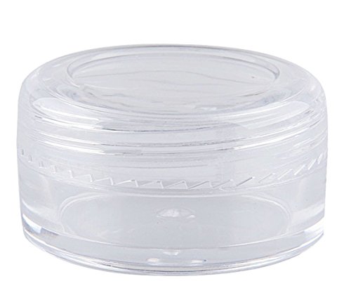 Lawei 108 Stück Döschen Kosmetikbehälter Leerdose Klar Tiegel mit Deckel für Kosmetik Lippenbalsam Creme Straßstein… – Bild 5